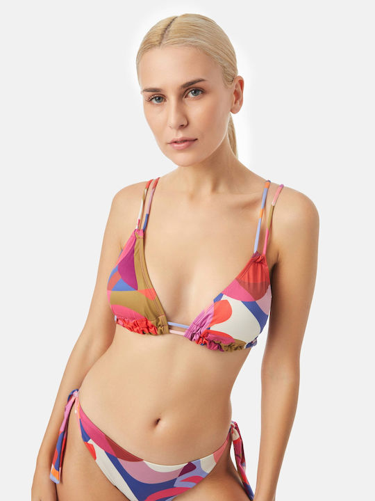 Γυναικείο Bikini Top Τριγωνικό Minerva Bogota Multi Matis