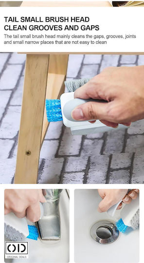 Kunststoff Reinigungsbürsten mit Handgriff für Allgemeine Verwendung Weiß 1Stück