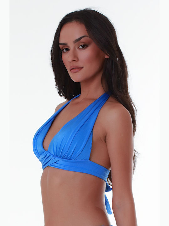 Bikini Top με Ενίσχυση Blue