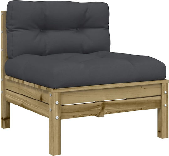 vidaXL Garden & Outdoor Furniture Sets Living Room Set 9 Pieces Anthracite with Pillows
