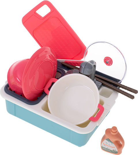 Children's Kitchen Set Zola Sink Cooking Accessories Velcro Plastic Multicoloured