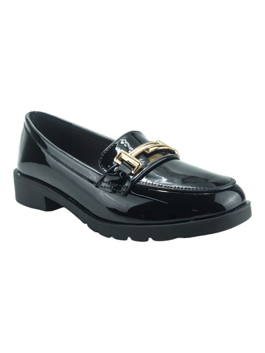 Plato Women's Loafers in Black Color