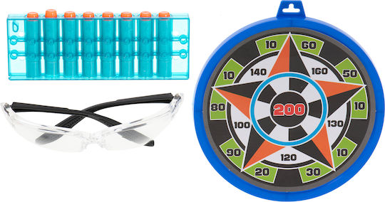 Children's Play Set Zola Machine Gun 18 Foam Arrows Shield Glasses 28x16x5 Cm