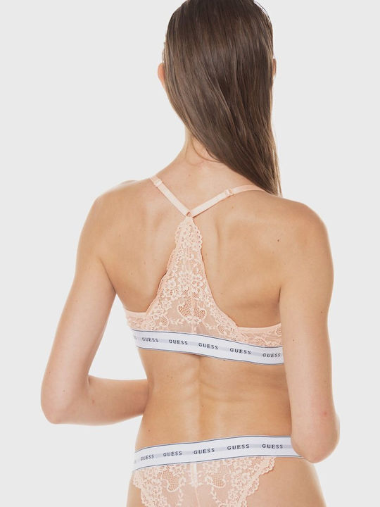 Guess Belle Women's Bralette Bra Orange