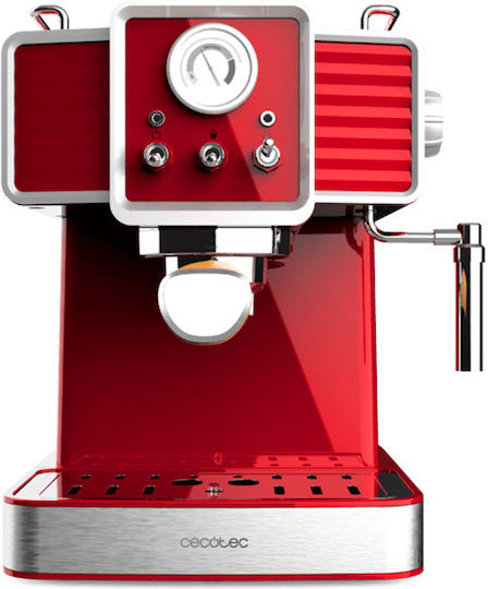 Cecotec Automatic Espresso Machine 1350W Pressure 20bar Light Red