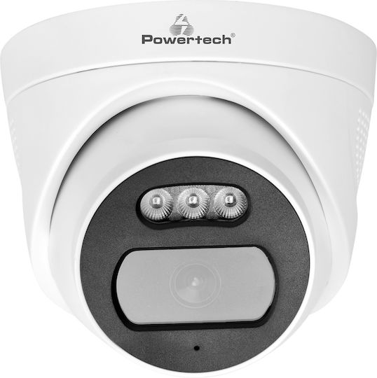 Powertech PT-1236 IP Surveillance Camera Full HD 1080p with Microphone and Lens 3.6mm