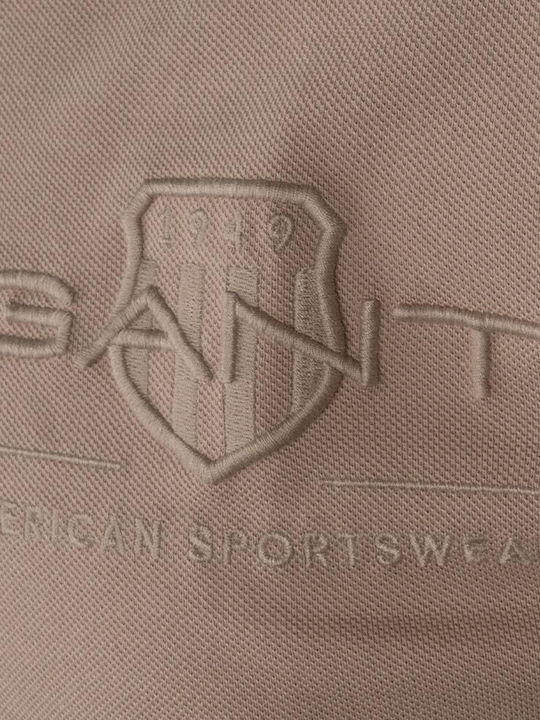 Поло Блуза с къс ръкав Beige