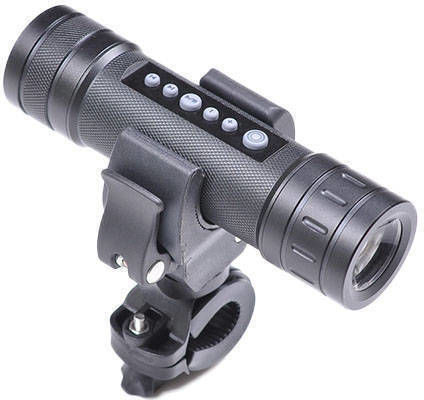 Ajustable Bike Mount Zola Clips D16-46mm Flashlight 20-35mm Frame Black