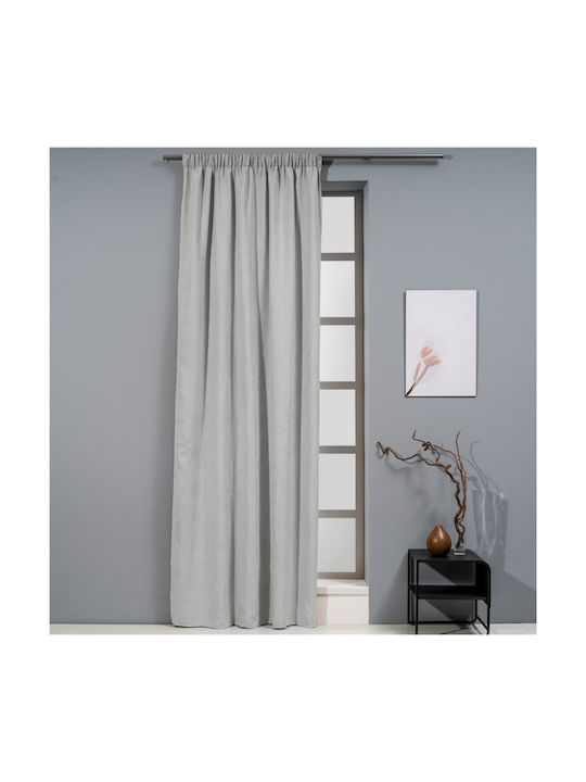 Artisti Italiani Curtain with Pencil Pleat Gray 140x270cm