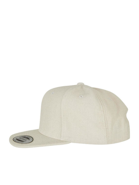 Men's Snapback Cap White