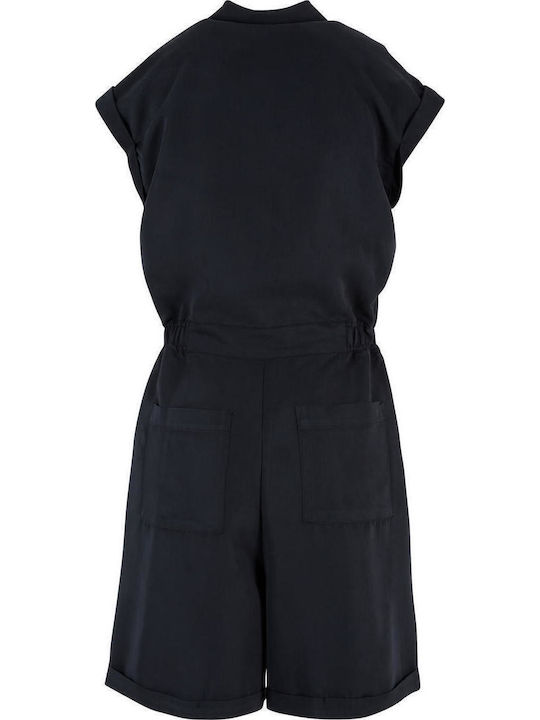 Damen Einteiler Shorts Schwarz
