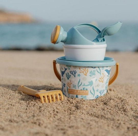 Little Dutch Ocean Dreams Beach Bucket Set with Accessories Blue 9.5cm