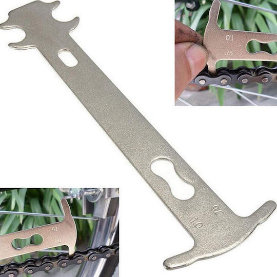 Verificator lanț bicicletă Zola Metal Argintiu 15 cm