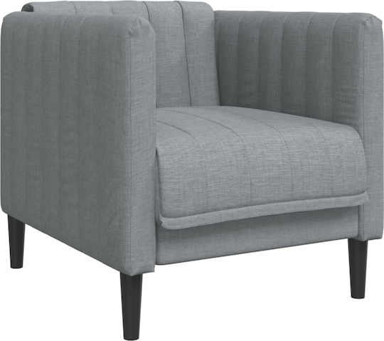 Living Room Furniture Set 3-Seater & 2-Seater & Armchair Gray