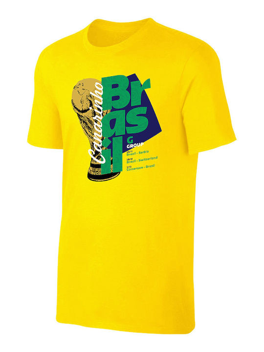 Sportarena Βραζιλία Wc2022 T-shirt Yellow