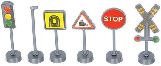 Police Town Play Set Zola Race Cars Road Signs A Figurine