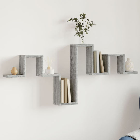 Grey Sonoma Wall Shelf 104.5x10x43cm