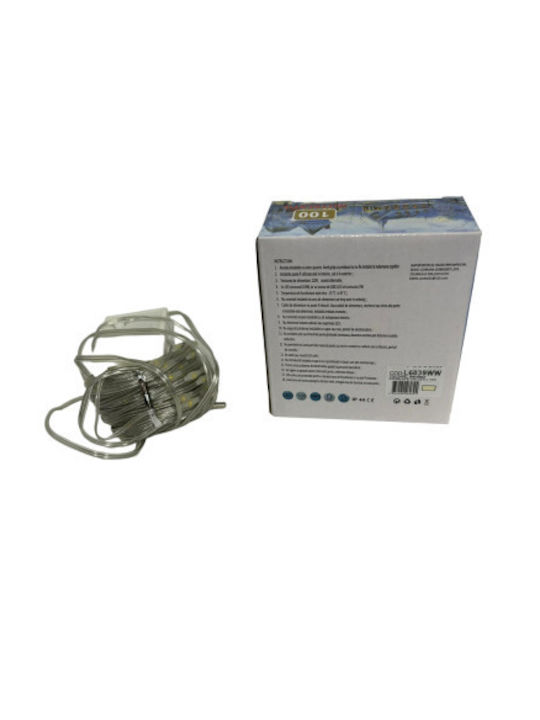 100 Luminite LED 10m. Roșii tip Șir 1buc