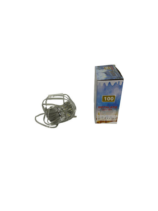 100 Λαμπάκια LED 10μ. Μπλε σε Σειρά