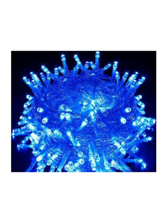 100 Λαμπάκια LED 7μ. Μπλε σε Σειρά