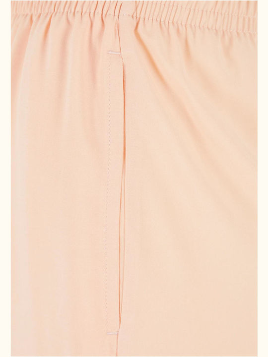 Women's Fabric Trousers in Loose Fit Softapricot