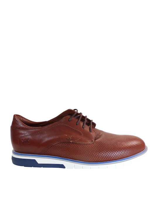 Men's Leather Casual Shoes Tabac Brown