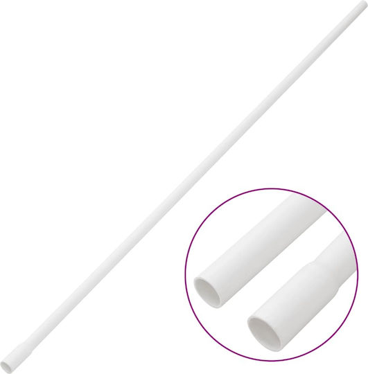 Vidaxl Кабелен канал Ø16 мм 30 м PVC