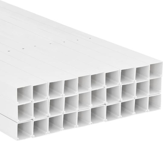 Vidaxl Cable Channel 40 X 25 mm 30 m PVC