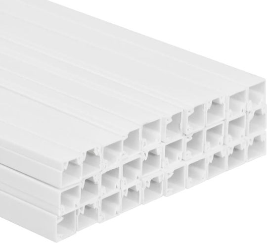 Vidaxl Κανάλι Καλωδίων 30 X 20 Χιλ 30 Μ Pvc
