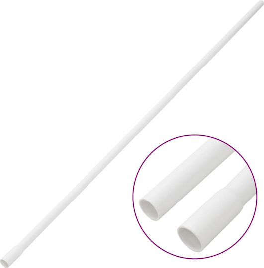 Vidaxl Κανάλι Καλωδίων Κλιπ Ø16 Χιλ 10 Μ Pvc