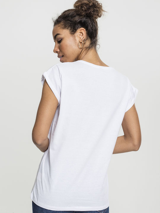 Miss Tee Nasa T-shirt Λευκό Βαμβακερό