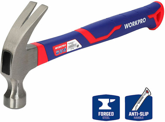 WorkPro Hammer 450gr with Fiberglass Handle WP241011