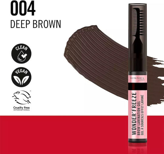 Rimmel Eyebrow Makeup Pencil 004 Deep Brown 6g