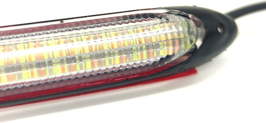 Ορθογώνιο Φως Ημέρας Αυτοκινήτου LED Ford Flex Volkswagen Up 23cm με Λευκό Φωτισμό 1τμχ