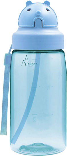 Laken Kids Water Bottle Plastic with Straw Non Spill Pool Tritan 0.45ml