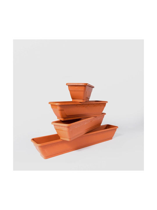 Sterk Pot Plastic Brown 40x16x19cm.