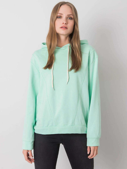 Ex Moda Women's Hooded Sweatshirt Mint