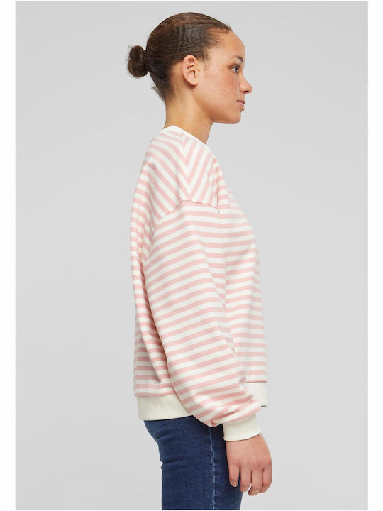 Ladies Μακρύ Γυναικείο Φούτερ Lemonade pink / white sand