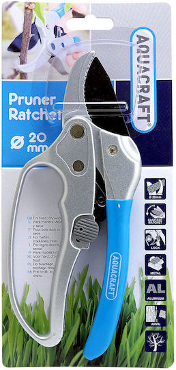 Aquacraft Baumschere Typ Ratsche Länge 12cm mit Maximalem Schnittdurchmesser 20mm