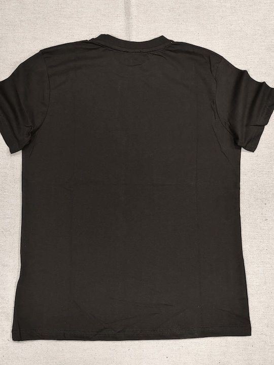 New World Polo Ανδρικό Αθλητικό T-shirt Κοντομάνικο Black