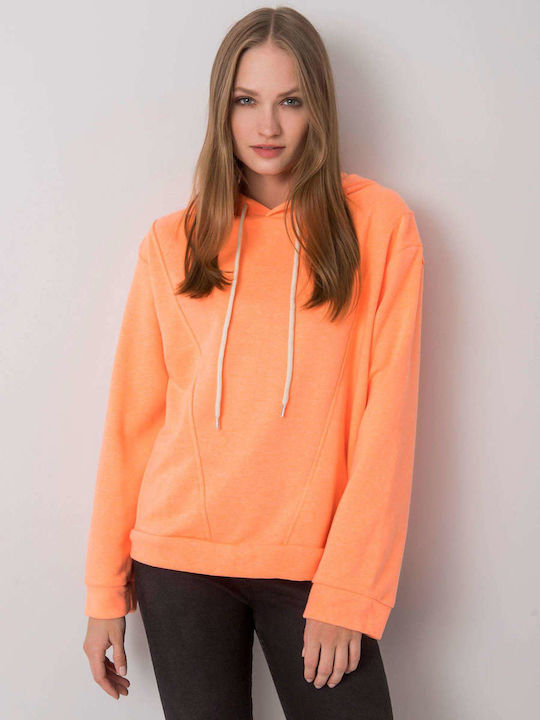 Ex Moda Women's Hooded Sweatshirt Fluo Orange