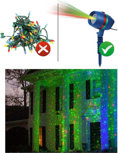 Weihnachtsstrahler Laser Strom IP65 Draußen