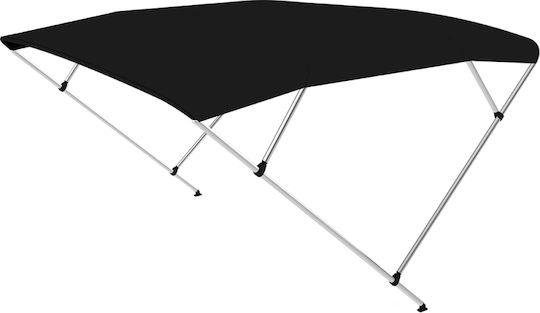 Eval Aluminium Boat Canopy L25xW25cm Black