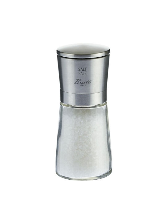 Bisetti Manual Set Spice Mills Inox in Silver Color 14.5cm 1pcs