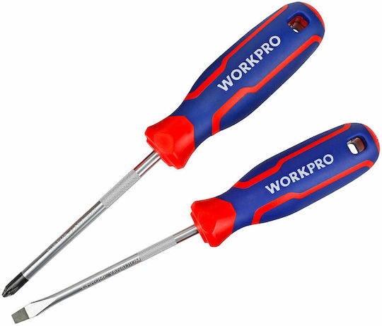 WorkPro Σετ 2 Μαγνητικά Κατσαβίδια