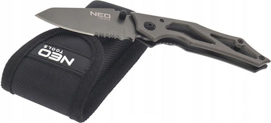 Neo Tools Σουγιάς Μαύρος σε Θήκη