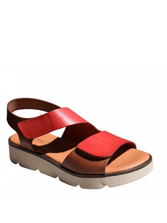 Damenplattformen Tabac Braun
