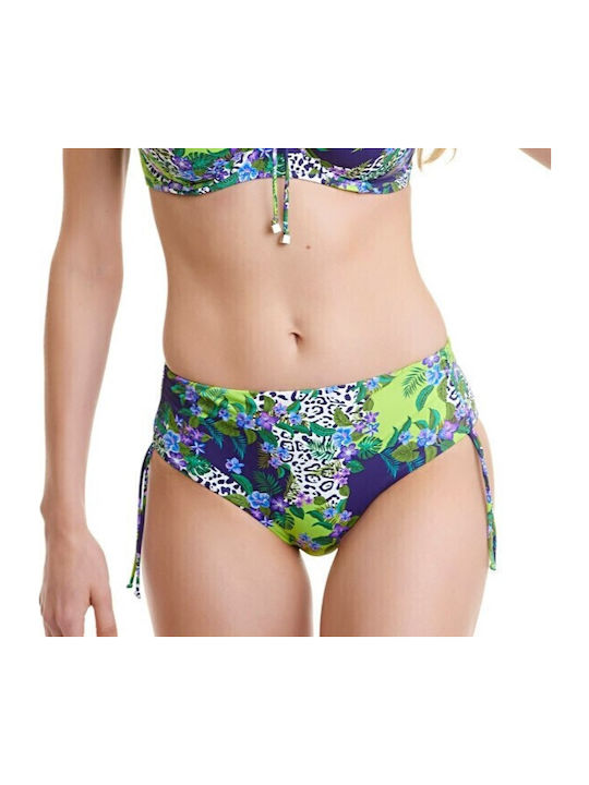 Set Bikini Floral Λαχανί