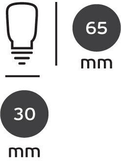 VK Lighting Λαμπάκι Νυκτός 7W για Ντουί E27 2τμχ