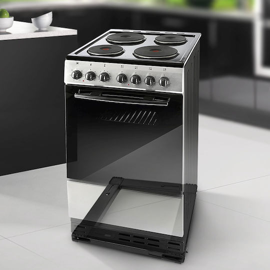 Roller Kappatos 00684 Adjustable Base For Kitchen made of Metal with Wheels Black 1pcs